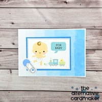 Newborn Baby Card - Baby Boy