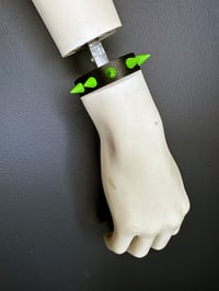 Image 2 of Green Spike Bracelet 