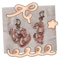 Image 5 of Ribbon Bunni Acrylic Keychain