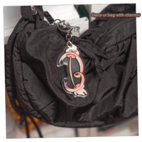 Image 4 of Ribbon Bunni Acrylic Keychain