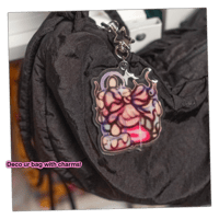 Image 3 of Candle Girl Acrylic Keychain