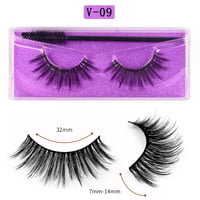 Image 13 of Long Natural Eyelashes  With Plastic Cotton Thread