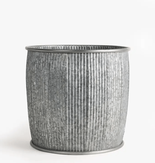 Image of Rolled Rib Fluted Planter 