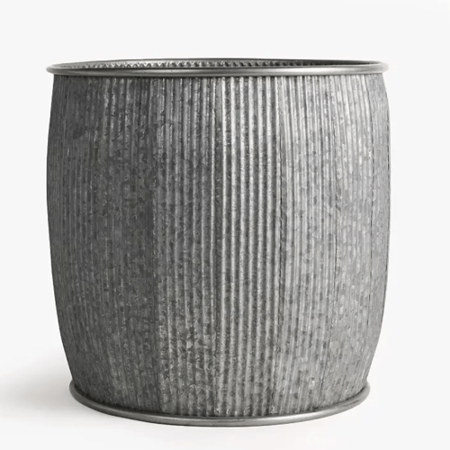 Image of Rolled Rib Fluted Planter 