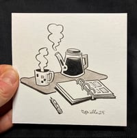 Daily Sticker: Tea and Comics