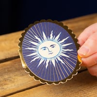 Image 1 of Sun Mini Card with Gold Frame by Wanderlust Paper Co.