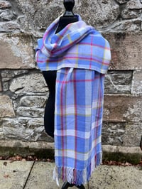 Image 1 of Wild Flower Walks. Handwoven Scarf 
