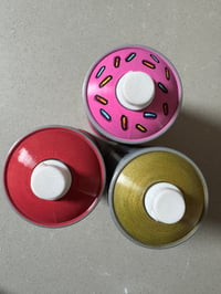 Image 4 of All 3 3D Printed Spray Cans. Triple Scoop! Blah Berry Donut, Demons Blood and Fools Gold Flavour.