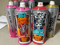 Image 5 of All 3 3D Printed Spray Cans. Triple Scoop! Blah Berry Donut, Demons Blood and Fools Gold Flavour.