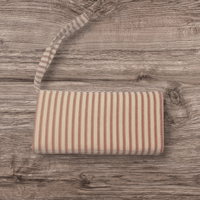 Image 3 of Red Pillow Ticking Necessary Clutch Wallet
