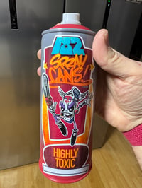 Image 2 of Demons Blood Flavour 3D Printed Spray Can.