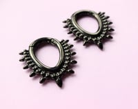 Image 7 of Ear Weights - Ornate Drop Ear Weights - Gold/Silver - Stainless Steel