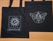 Image of Bonehive Black Totebag