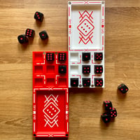 Image 2 of Set Board Game Knucklebones - White/Red