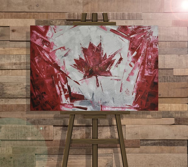 Image of O CANADA - ORIGINAL PAINTING