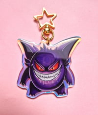 Image 1 of Gengar Charm Schlüsselanhänger holografisch