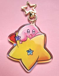 Image 2 of Kirby Charm Schlüsselanhänger holografisch