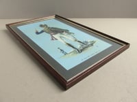 Image 3 of Royal Horse Artillery Officer 1815 by L. K., Military Uniform Portrait, Vintage Art Print, Framed