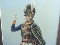 Image 4 of Royal Horse Artillery Officer 1815 by L. K., Military Uniform Portrait, Vintage Art Print, Framed