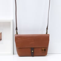 Image 1 of Convertible Clutch in toasted caramel