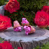 Image 1 of Valloween Flowerpot Frogs 