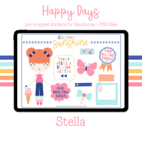 Happy Days - Stella Digital Sticker Set