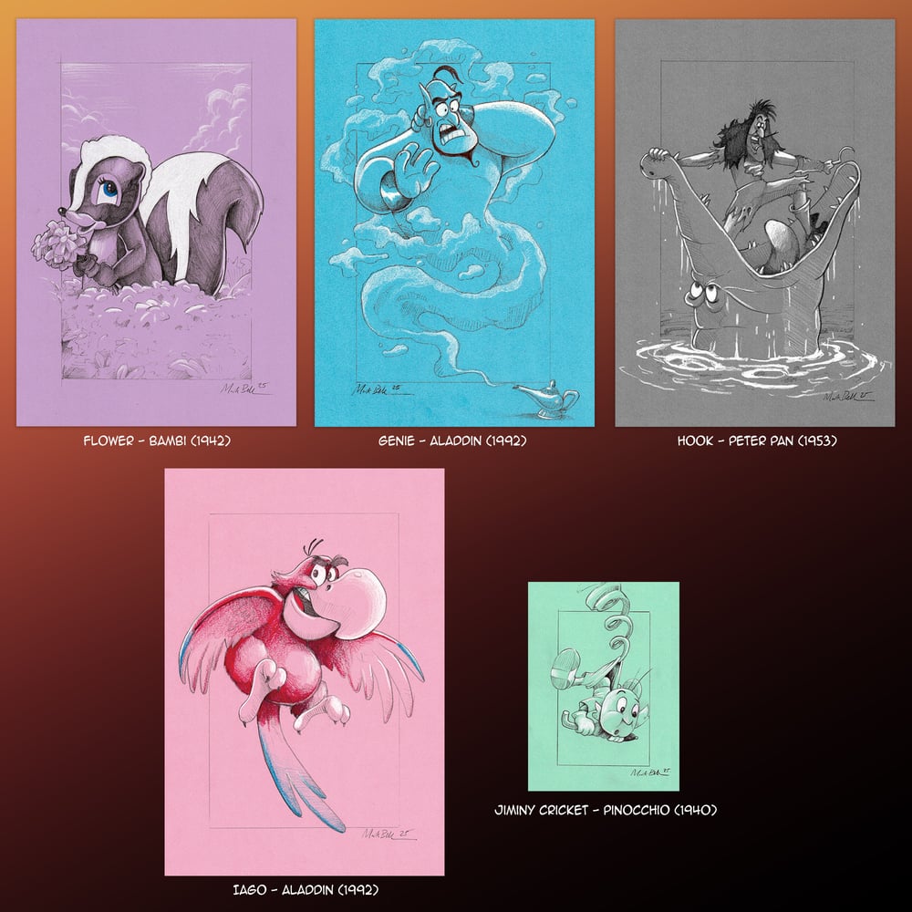 A-Z of Disney Hand Drawn Art 