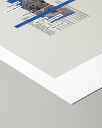 Image 3 of Chelsea FC Vintage Programme Collage – Football Art Print – Series 1