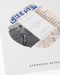 Image 2 of Chelsea FC Vintage Programme Collage – Football Art Print – Series 5