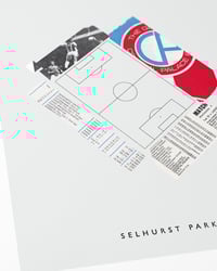 Image 2 of Crystal Palace FC Vintage Programme Collage – Football Art Print – Series 5