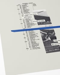 Image 2 of Everton FC Vintage Programme Collage – Football Art Print – Series 1