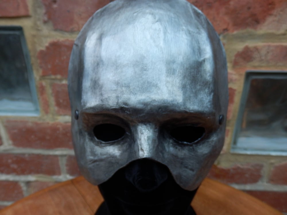 Phantom Silver Half Face Mask