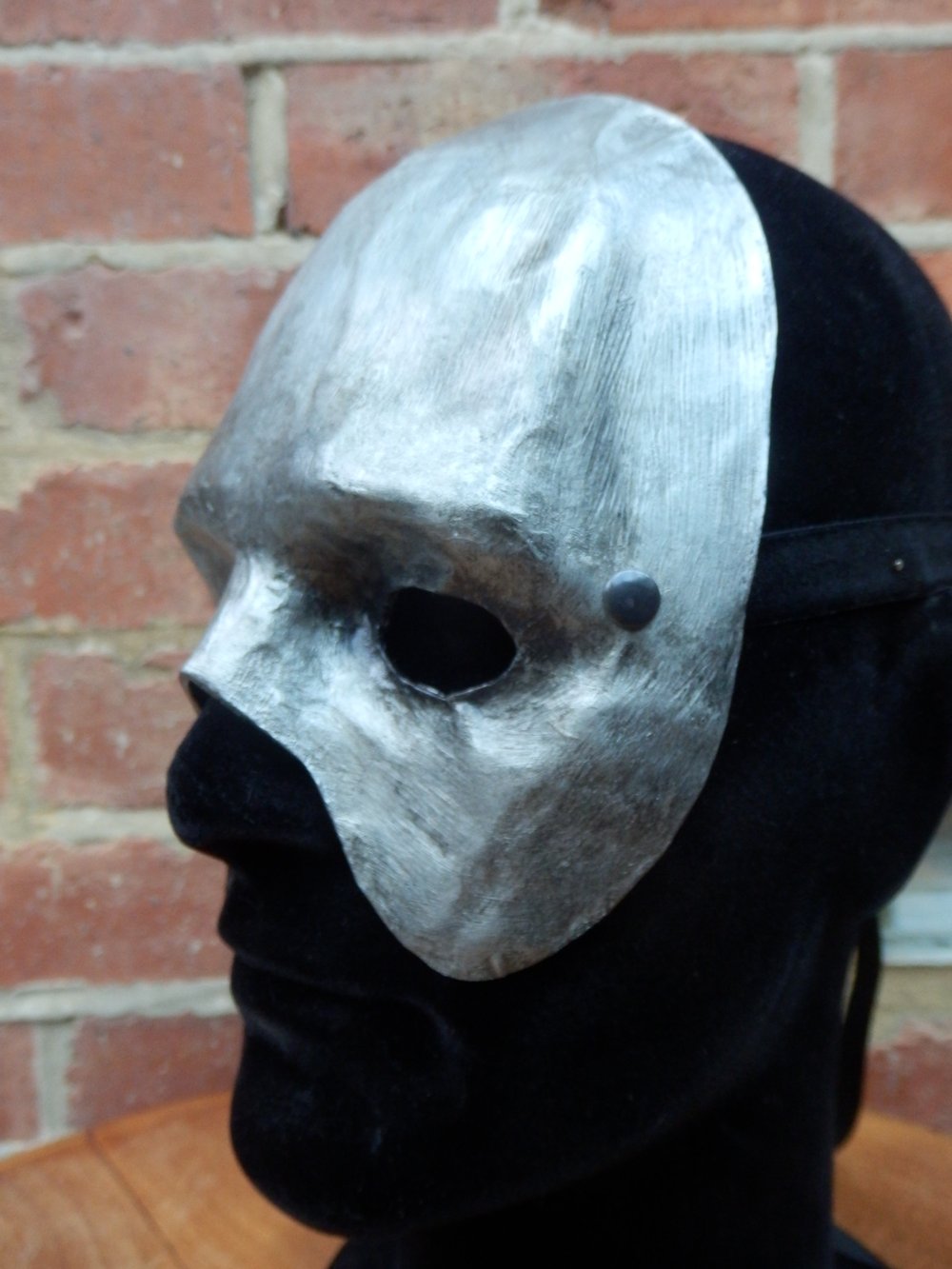 Phantom Silver Half Face Mask