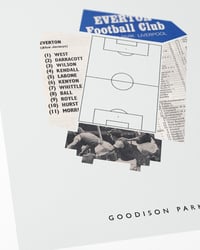 Image 2 of Everton FC Vintage Programme Collage – Football Art Print – Series 5