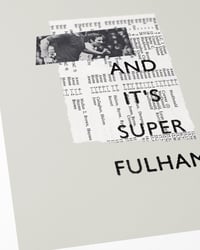 Image 2 of Fulham FC Vintage Programme Collage – Football Art Print – Series 4