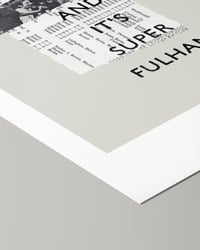 Image 3 of Fulham FC Vintage Programme Collage – Football Art Print – Series 4