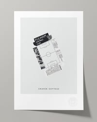 Image 1 of Fulham FC Vintage Programme Collage – Football Art Print – Series 5