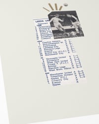 Image 2 of Leeds United Vintage Programme Collage – Football Art Print – Series 3
