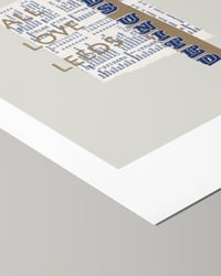 Image 3 of Leeds United Vintage Programme Collage – Football Art Print – Series 4