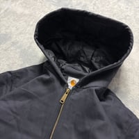 Image 4 of Carhartt Slate Grey 90s 2000s Style Reworked Detroit Active Hoodie Jacket Size M