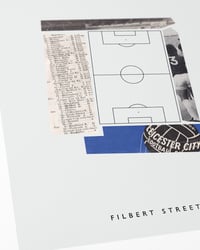 Image 2 of Leicester City FC Vintage Programme Collage – Football Art Print – Series 5