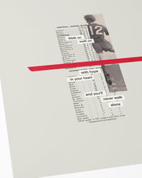 Image 2 of Liverpool FC Vintage Programme Collage – Football Art Print – Series 1