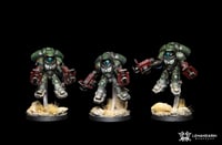 Commission painting - 3x Primaris Inceptors Dark Angels