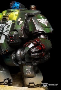 Image 3 of Commission painting - Primaris Redemptor Dreadnought Dark Angels