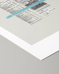 Image 3 of Manchester City FC Vintage Programme Collage – Football Art Print – Series 1