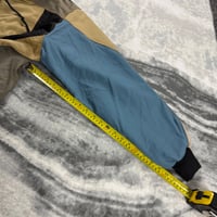 Image 4 of Carhartt Patch Colour Block 90s Y2K Style Reworked Active Hoodie Jacket Size XL