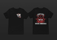 Image 1 of Every Beat Matters Heart Awareness Tee