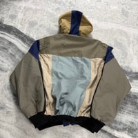 Image 5 of Carhartt Patch Colour Block 90's Y2K Style Reworked Active Hoodie Jacket Size XL
