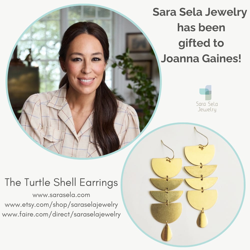 Image of Turtle Shell Earrings