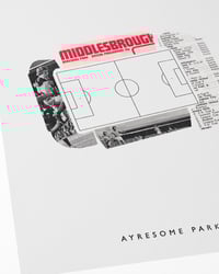 Image 2 of Middlesbrough FC Vintage Programme Collage – Football Art Print – Series 5